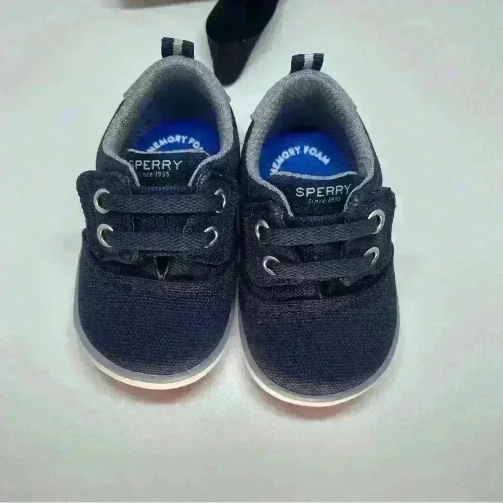 Sperry Unisex Baby Spinmaker Crib Jr Washable Sneaker